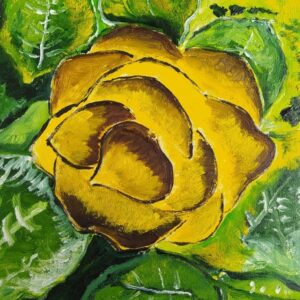 La rosa gialla - ottimismo collezione privata