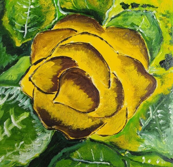 La rosa gialla - ottimismo collezione privata