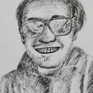 Il tempo di un sorriso (autoritratto) - collezione privata