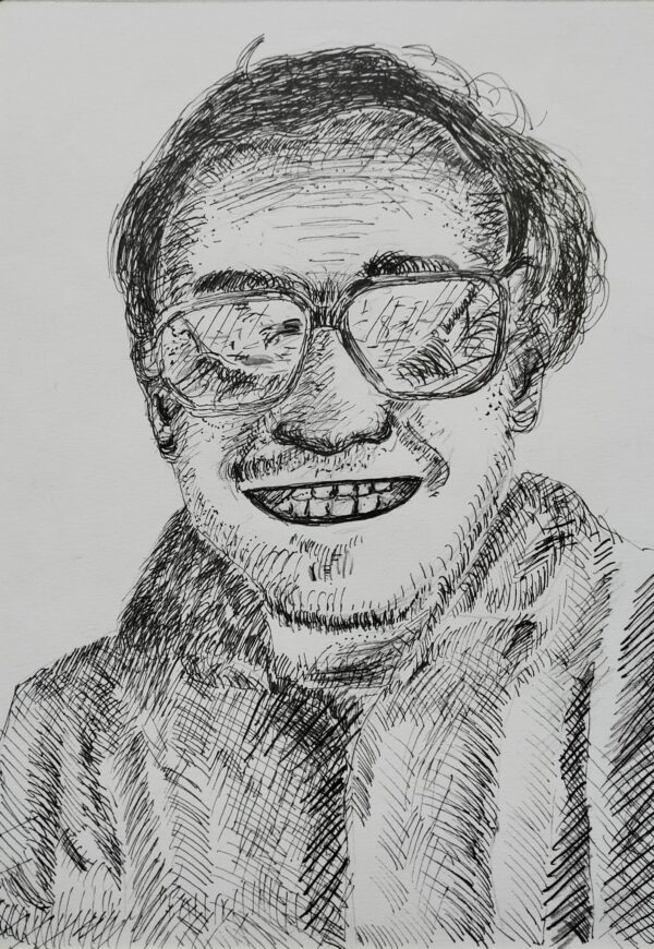 Il tempo di un sorriso (autoritratto) - collezione privata