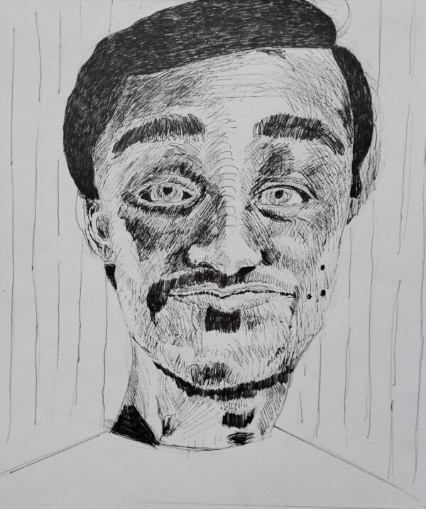Sguardo sospeso - (autoritratto 2), collezione privata